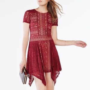 NWT BCBGMaxAzria Aileen Floral Lace Dress- Size XS